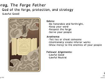 Torag, The Forge Father