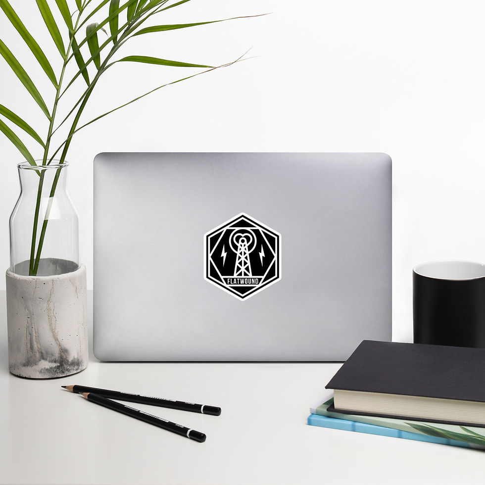 Thumbnail: Icon Sticker White-On-Black