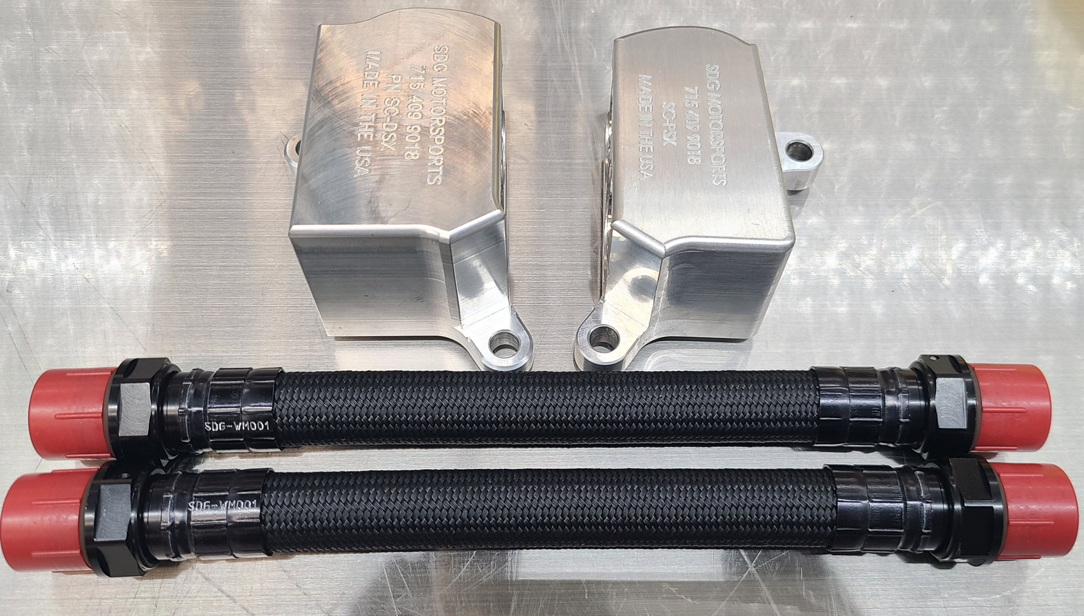 Low profile water manifolds