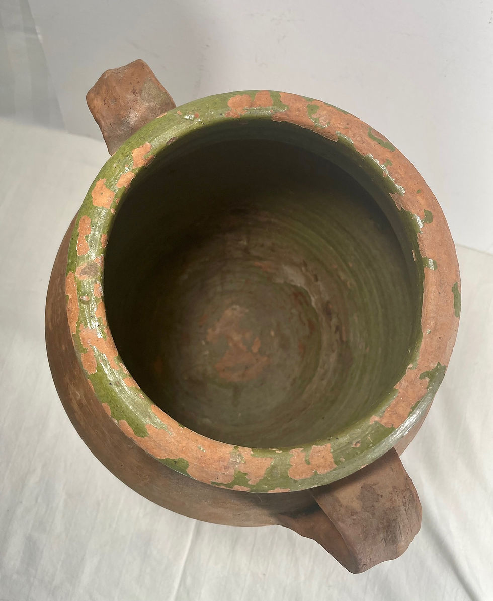 Thumbnail: Antique Terracotta Amphora Olive Oil Pot.