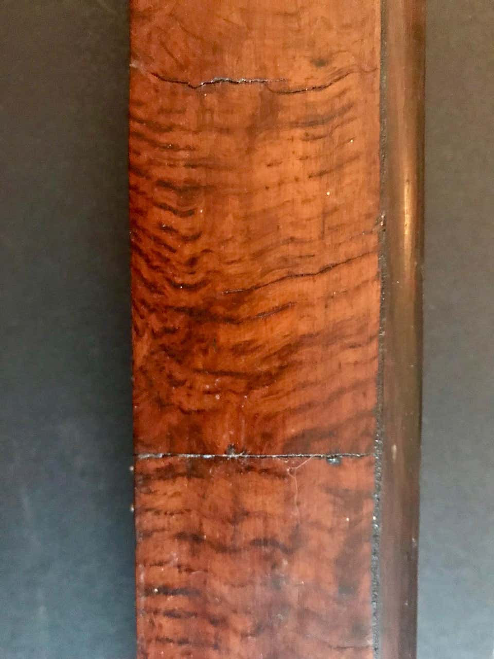 Thumbnail: Antique Burl Walnut Frame, Cushion Molded Veneer, Broad Ovolo Molding