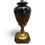 Thumbnail: Antique Pair Black Opaline Neoclassical Table Lamps
