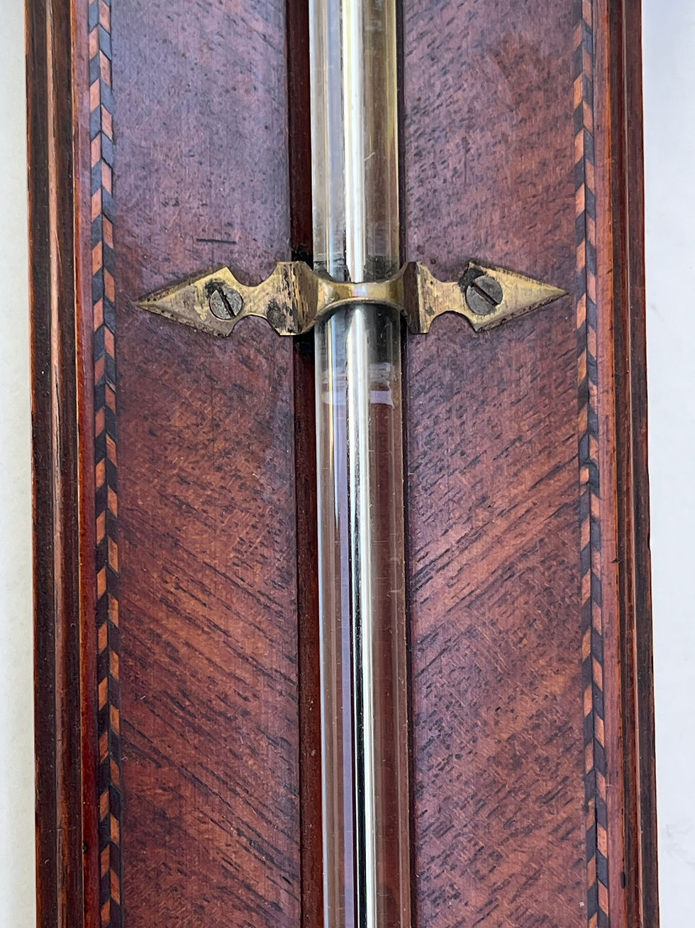 Thumbnail: English Mahogany 19th Century Stick Barometer by Tarone