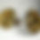 Thumbnail: Pair Large 19th C. American Federal Empire Brass Curtain Tie Backs.