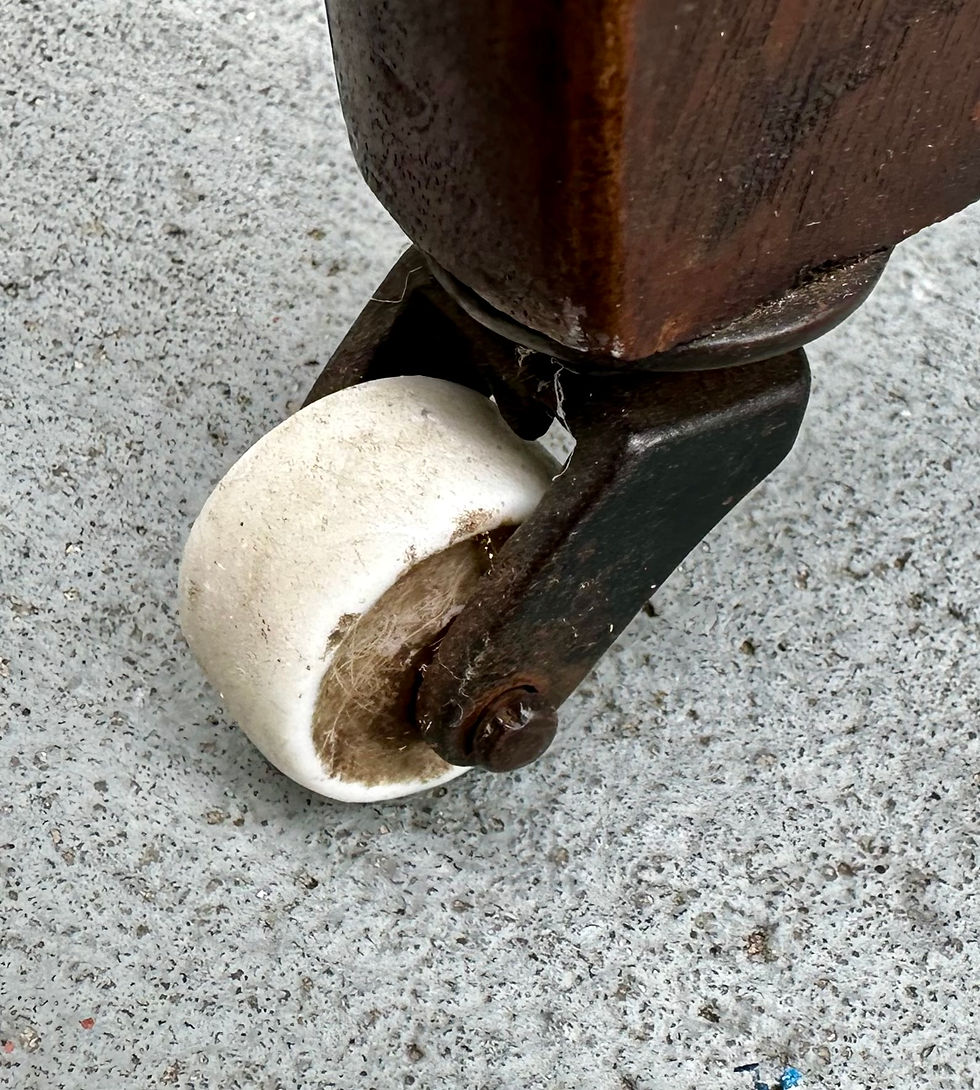 Thumbnail: Victorian Storage Piano Stool on Casters