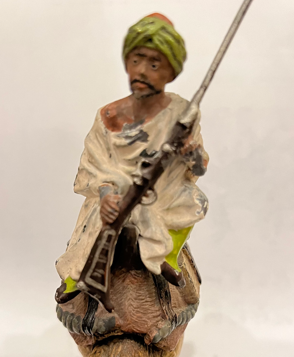 Thumbnail: Orientalist Nuremberg Late 19th Century, Arab Lead Sculpture