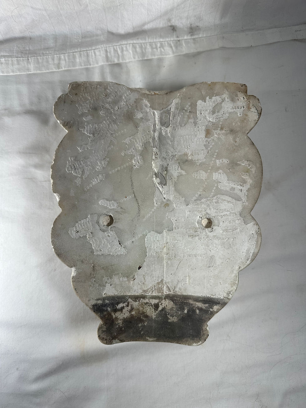 Thumbnail: 19th Century Victorian Marble Fireplace Mantle Keystone