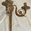 Thumbnail: 19th Century French Neoclassical Two-Armed Gilt Bronze Candle Sconce Candelabra.