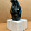 Thumbnail: Contemporary Marble Sculpture Black Bird by David Natidze attr.