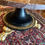 Thumbnail: Neoclassical Style Round Marble Top Wood Pedestal Coffee Table