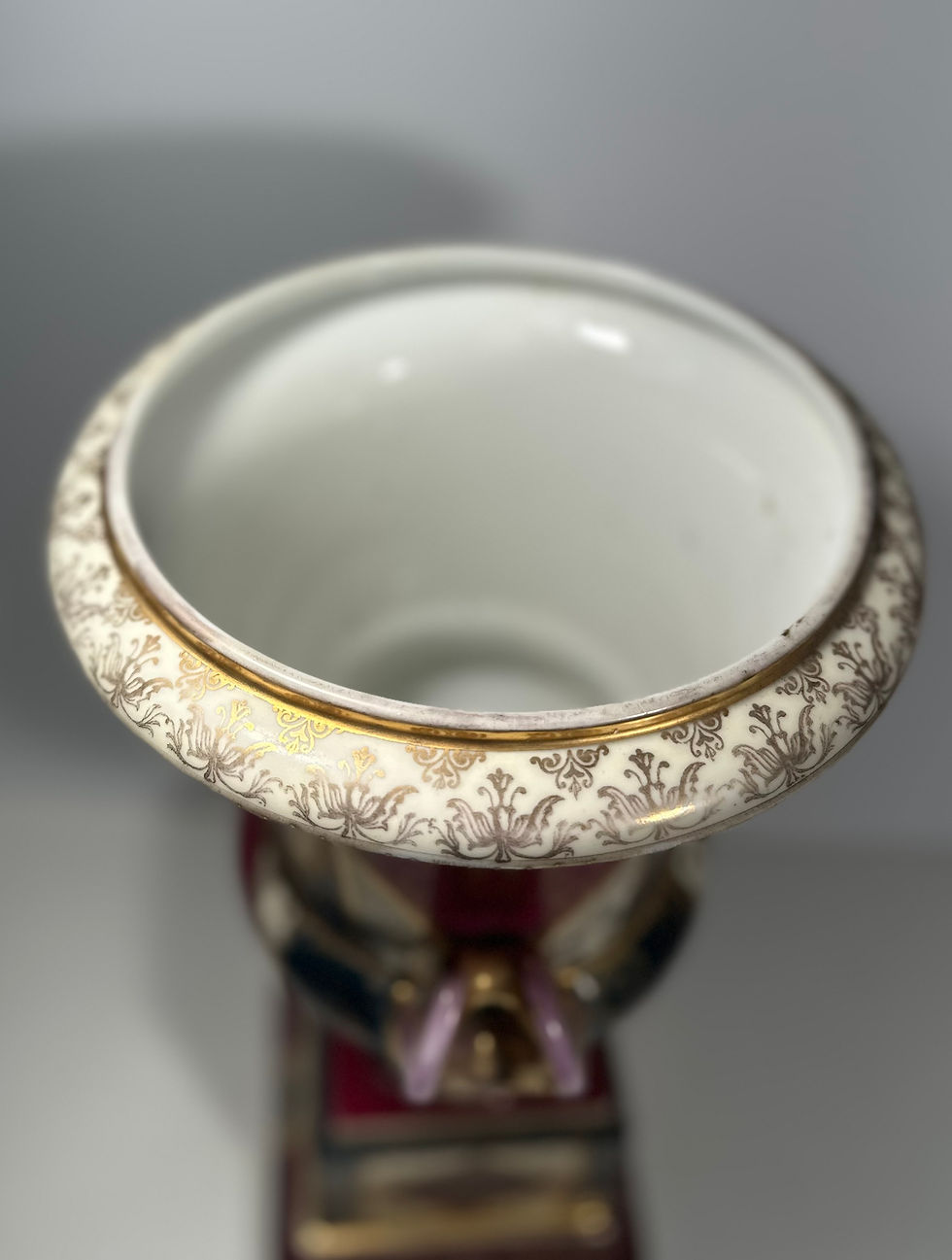 Thumbnail: 19th Century Large Royal Vienna Porcelain Urn.
