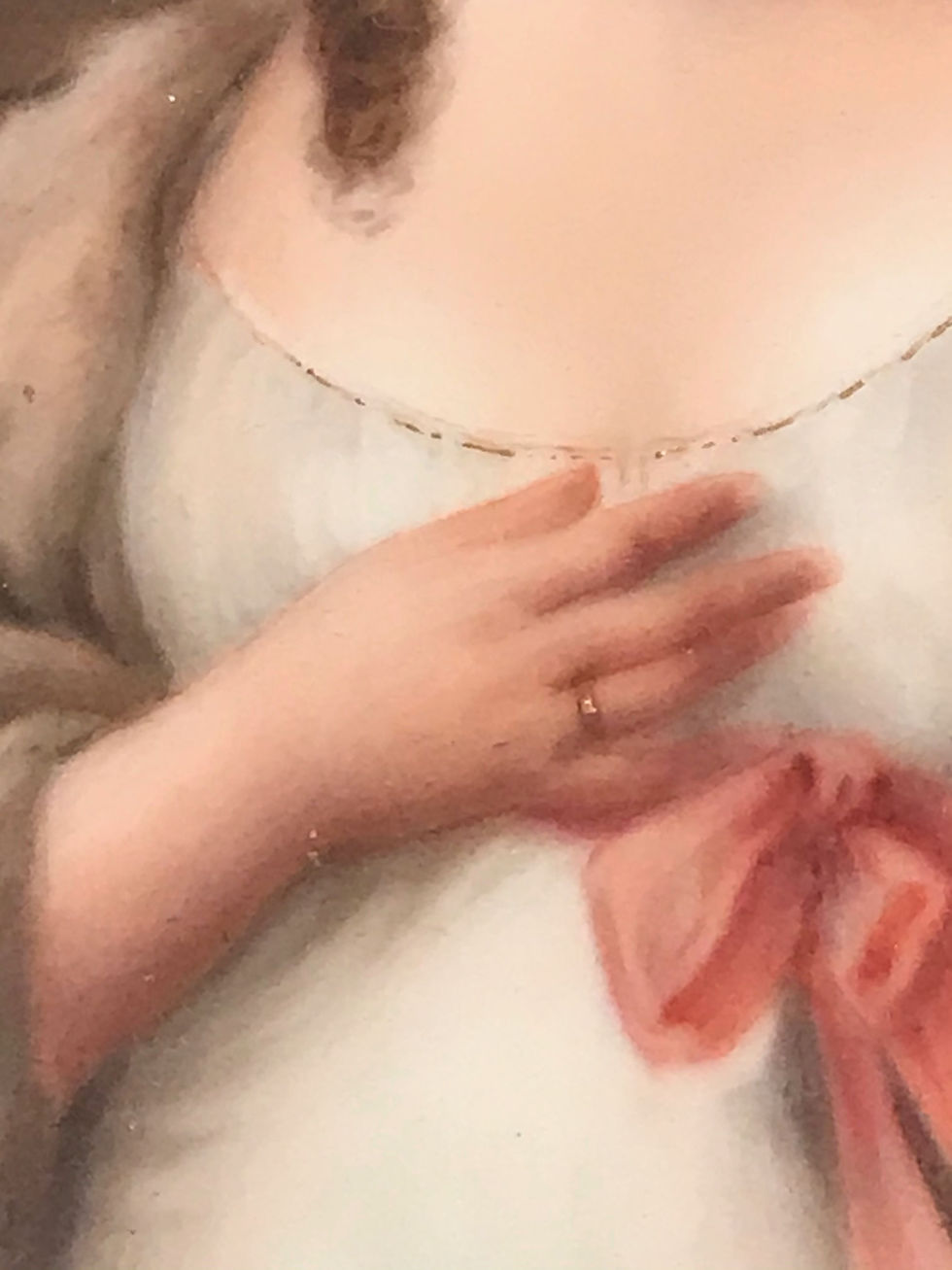 Thumbnail: 19th Century German Porcelain Plaque Queen Louise of Prussia