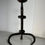 Thumbnail: Antique Hand-Forged Wrought Iron Tripod Candle Holder.