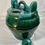 Thumbnail: Antique Chinese Green Blue Shiwan Pottery Teapot.