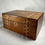Thumbnail: Victorian Black Walnut Tunbridge Ware Tea Caddy Box, Circa 1880.