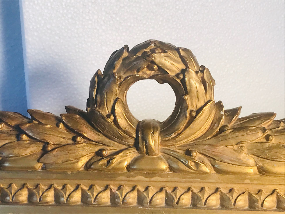 Thumbnail: Antique French Louis XVI Style Armchair a la reine after Georges Jacob 19th C.