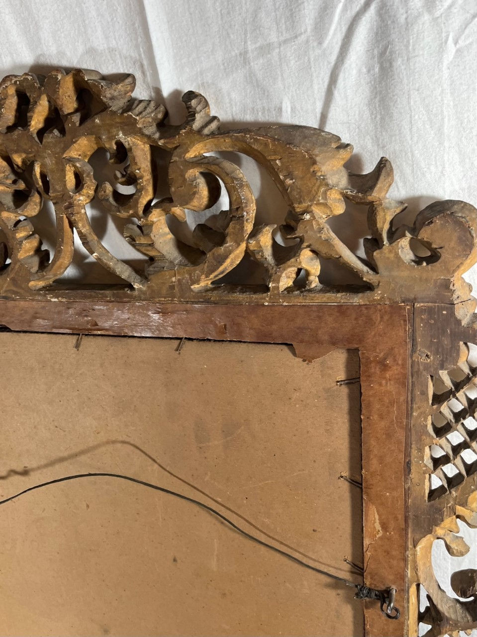 Thumbnail: 18th Century French Louis XV Period Rococo Giltwood Mirror.