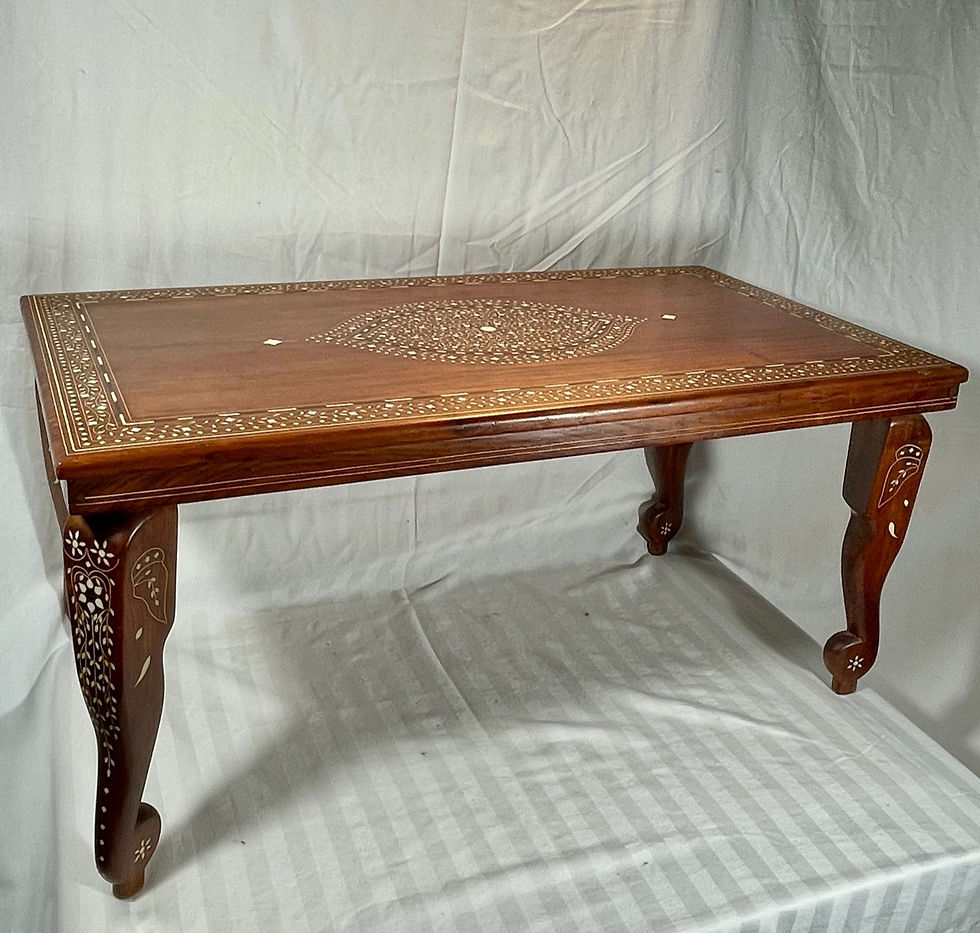 Thumbnail: Anglo Indian Inlay Bajot Coffee Table
