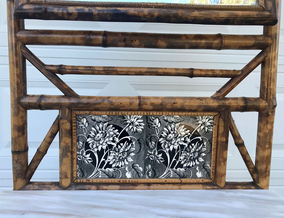 Thumbnail: 19th Century English Bamboo Side Cabinet.