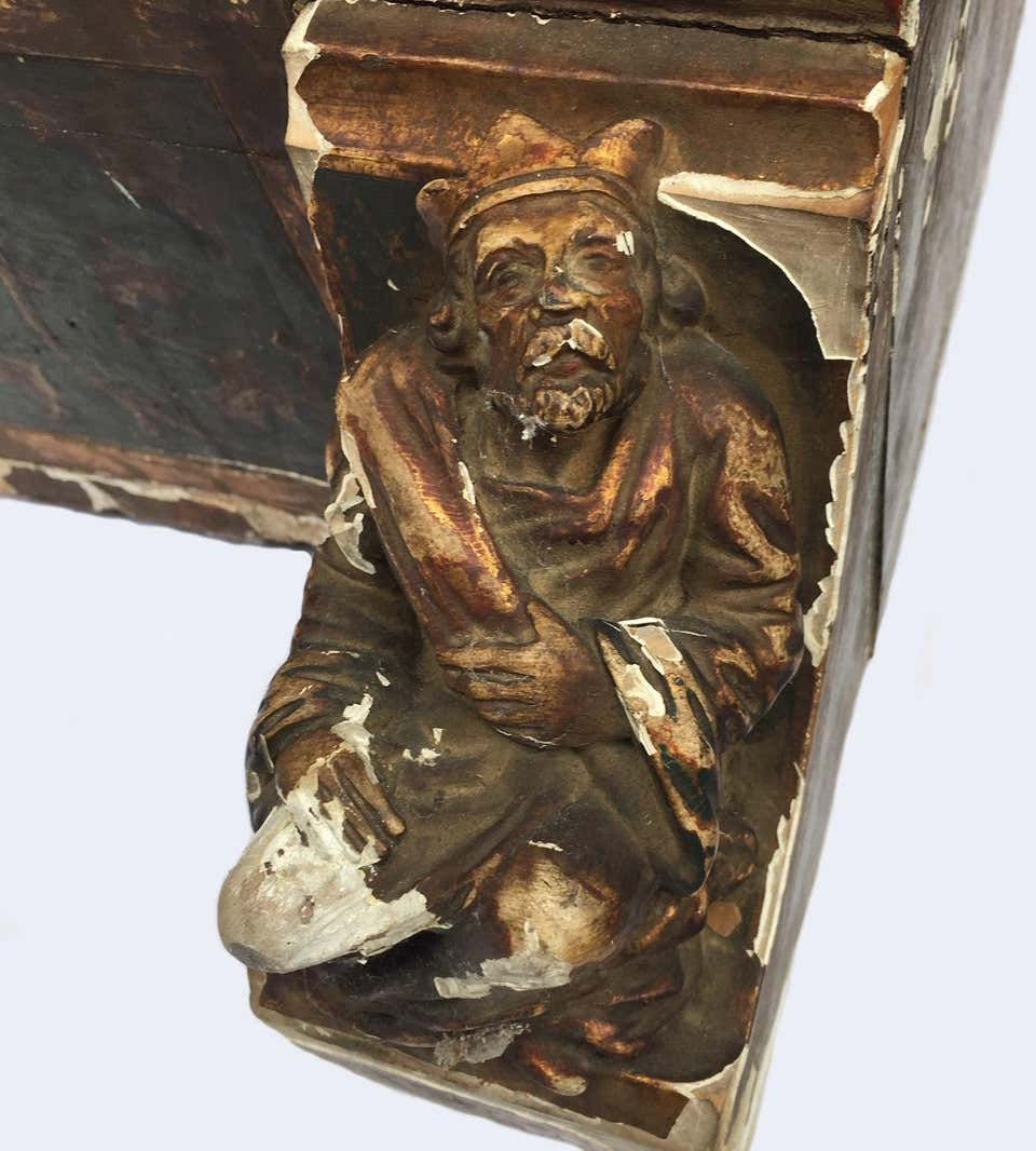 Thumbnail: 15th C Gothic Tabernacle 4 ft.+ Rare Architectural Religious Art, Museu