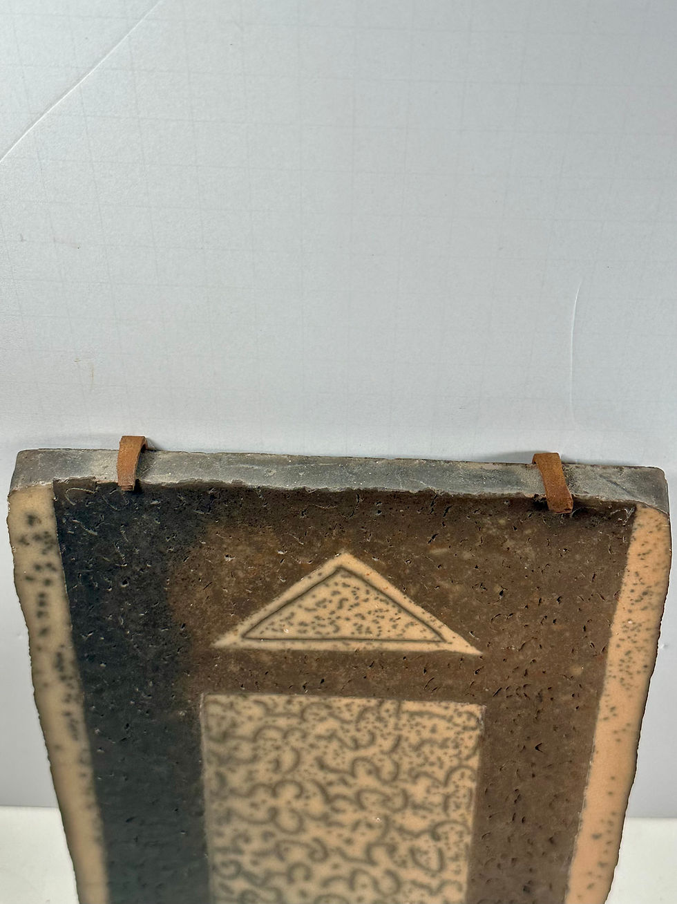Thumbnail: A Fine Contemporary Stoneware Wall Relief by Theodora Chorafas.