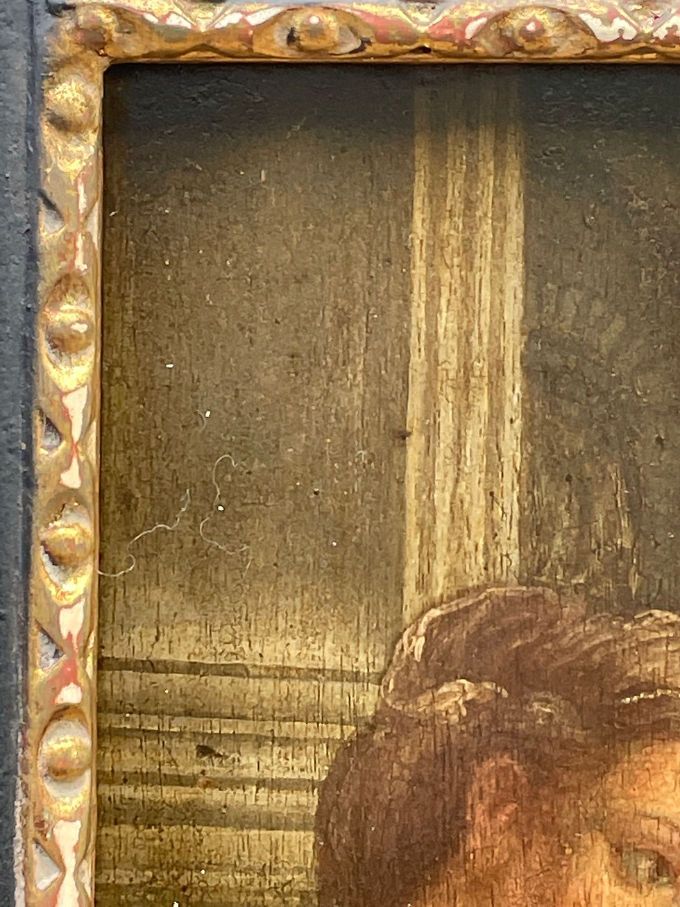 Thumbnail: 17th century Italian old master painting Madonna, Child, St. Anne, John the Bapt