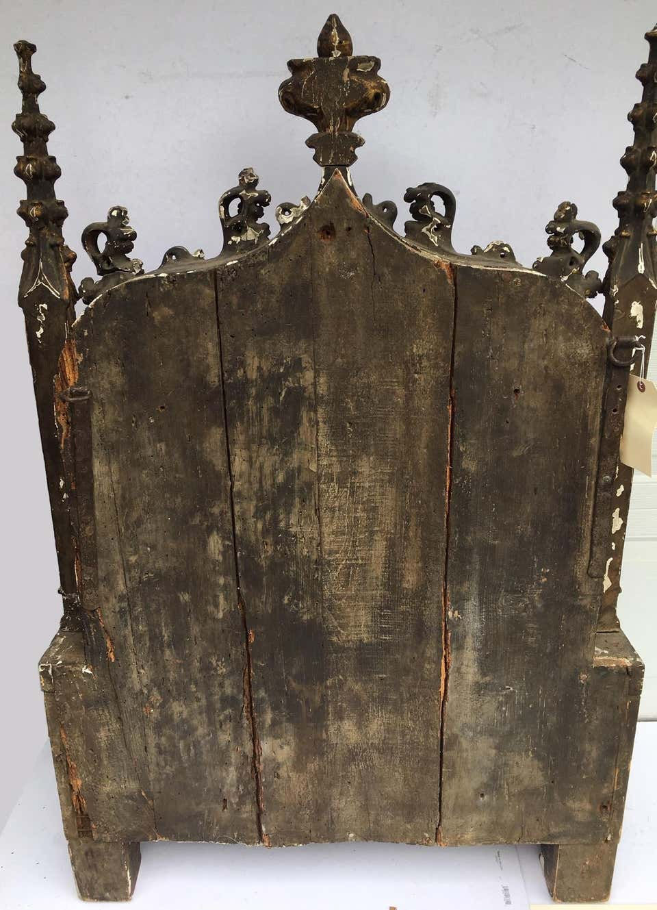 Thumbnail: 15th C Gothic Tabernacle 4 ft.+ Rare Architectural Religious Art, Museu
