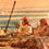 Thumbnail: 19th Century Italian Watercolor of Fishing Boats in the Bay of Naples.