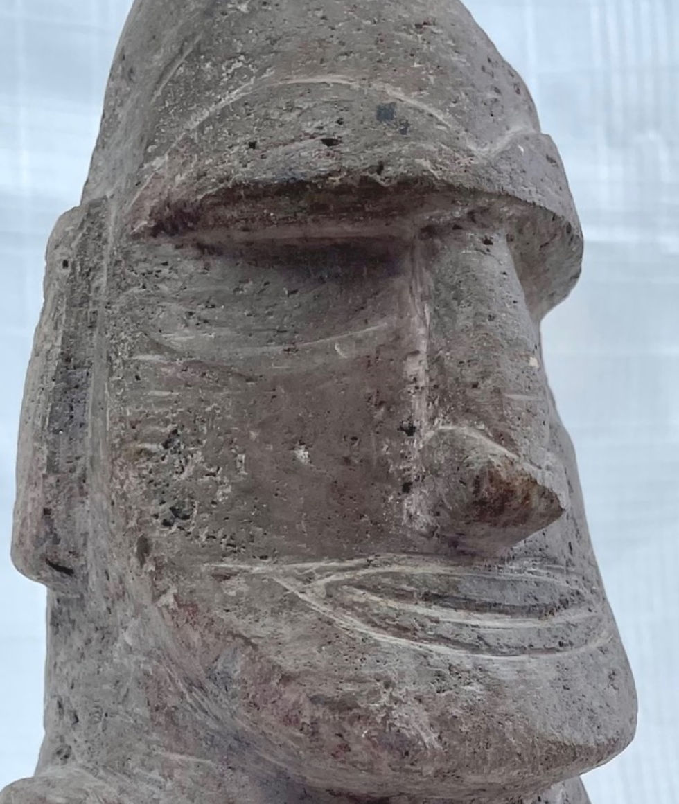 Thumbnail: Easter Island Moai Monolithic Head Statue, Small Version