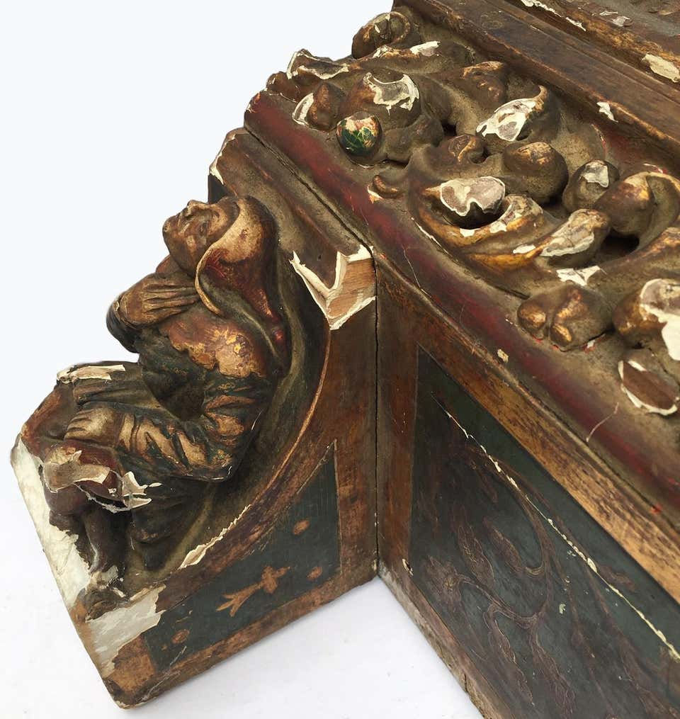 Thumbnail: 15th C Gothic Tabernacle 4 ft.+ Rare Architectural Religious Art, Museu