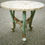 Thumbnail: SOLD -20th Century Venetian Occasional Table Carved, Polychrome with Marble Top
