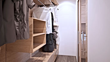 Plain Room With Subtle Custom Cabinets