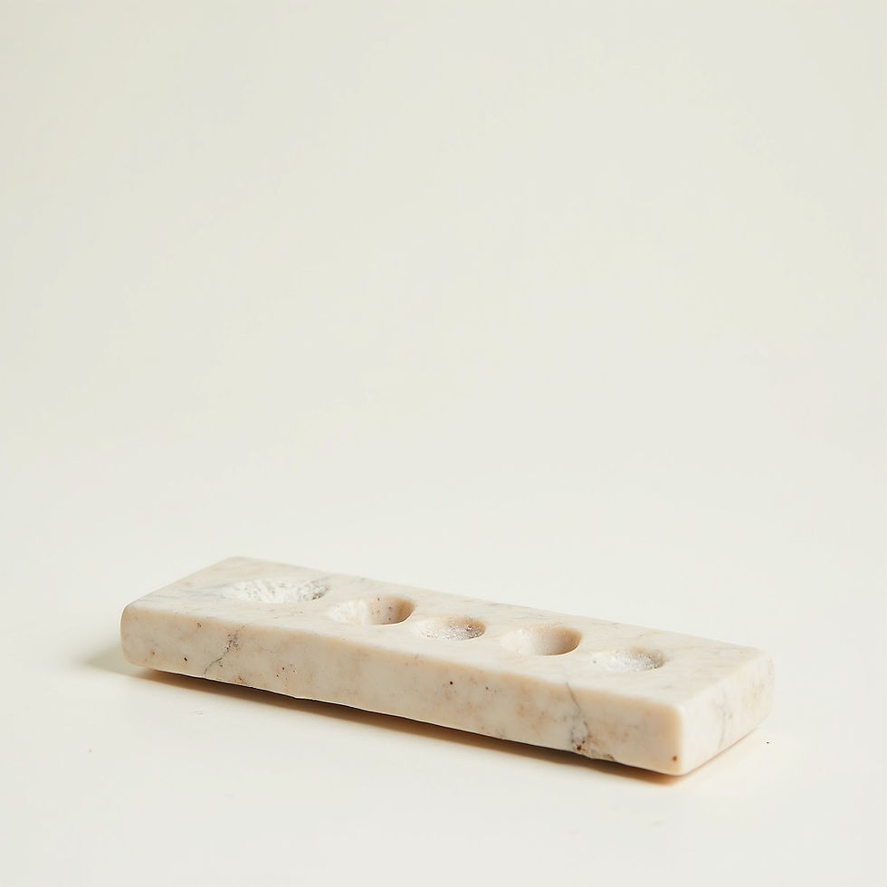 Travertine Incense Holder