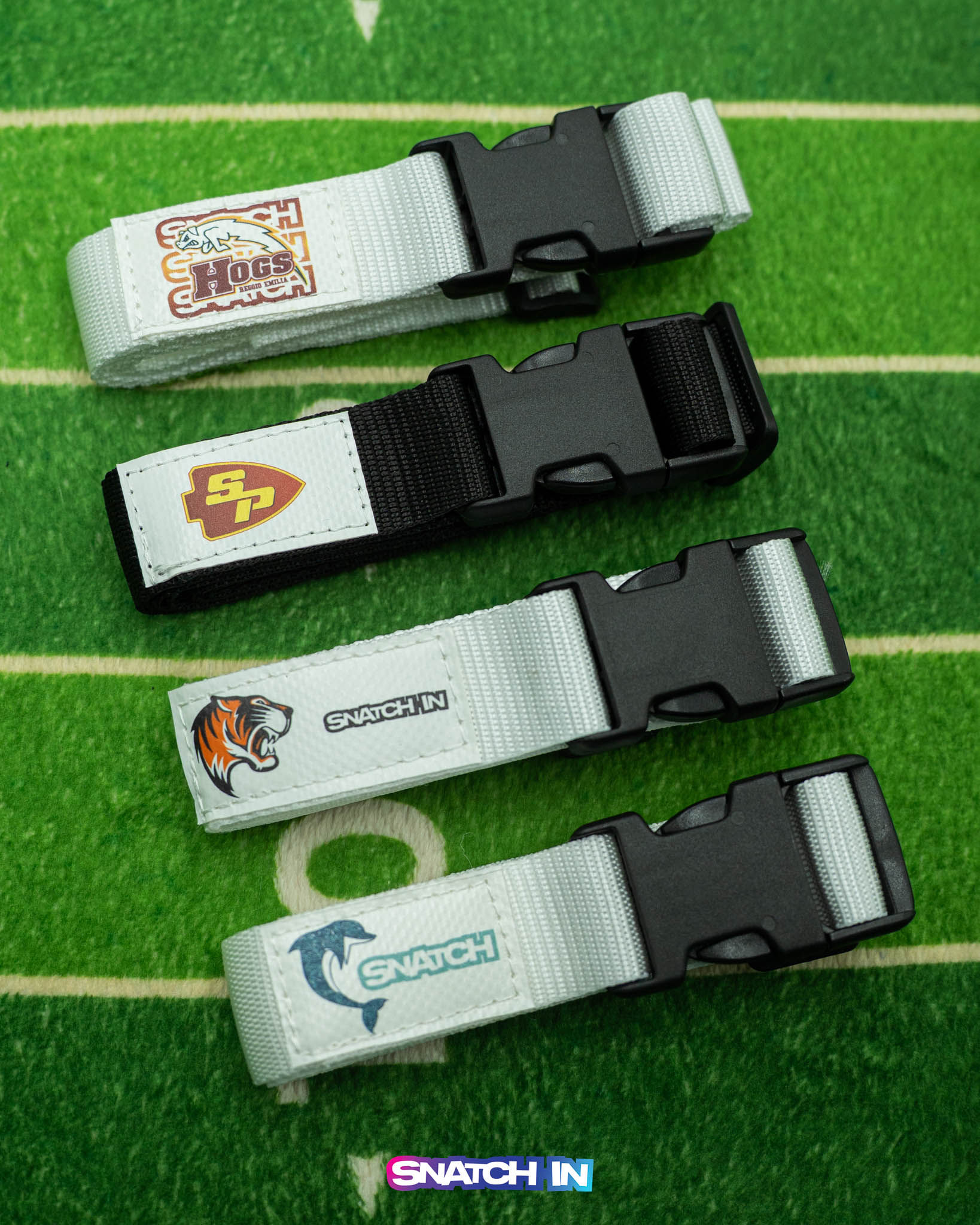flag football, snatch-in, belts, custom belt, customization, personalized, flag, nfl flag