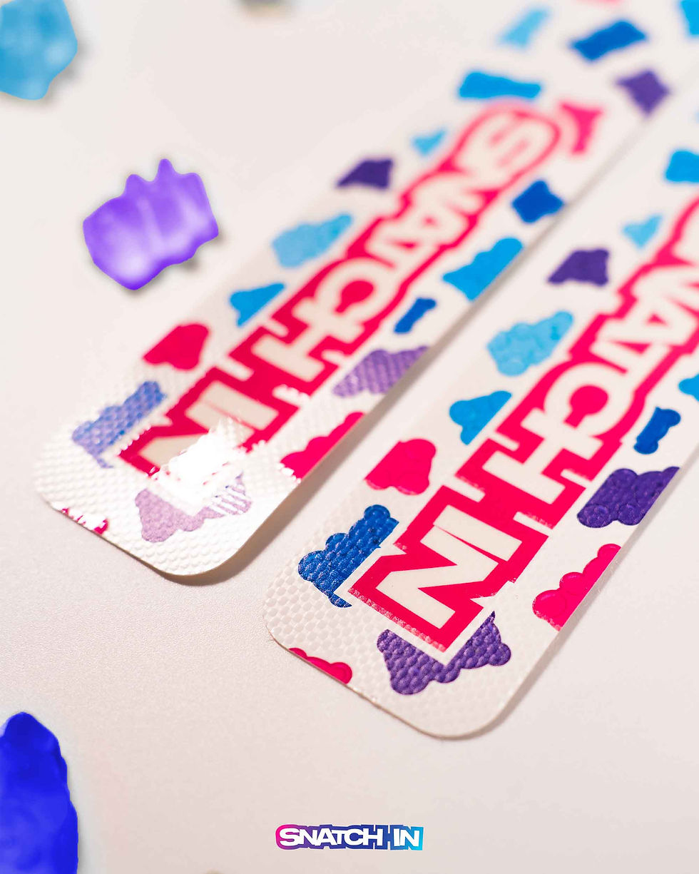Thumbnail: flag football, gummy bears, colors, bears, gummy, flags, NFL FLAG, pink, blue, light blue, purple, love flag football