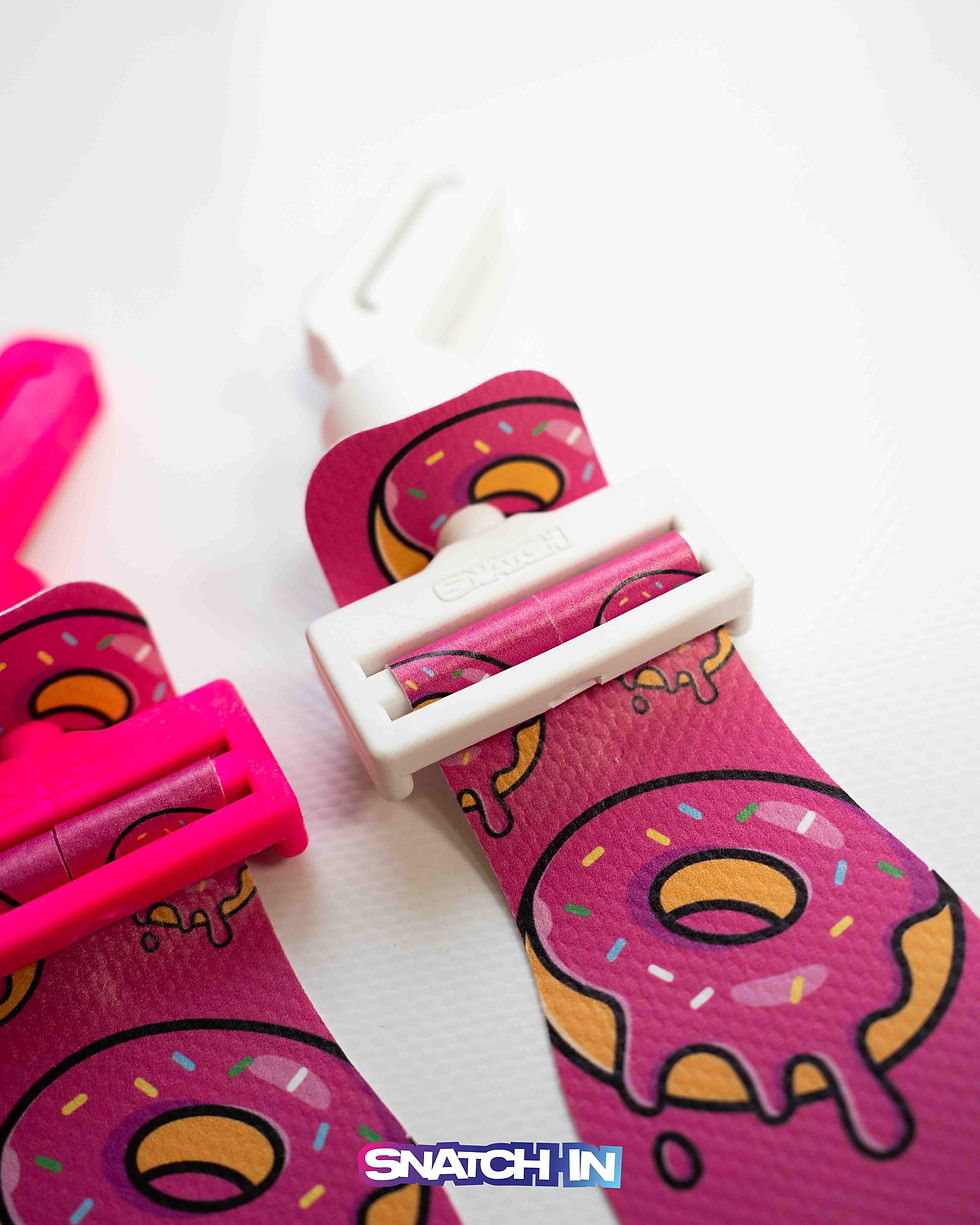 Thumbnail: DONUTS, Flags, flag football, pink, pink donut, sweet, american football, pop-up, belt