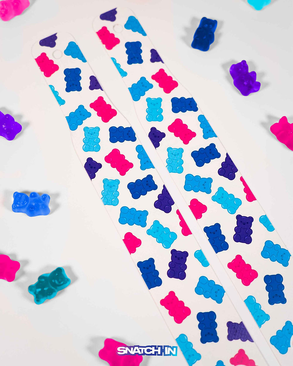 Thumbnail: GLOSSY, gummy bears, bears, flag football, NFL FLAG, ifaf, gummy, colors, flag, flag football kit, popups, belt