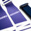 Thumbnail: flag football, snatch-in flags, fuchsia, blue, white, simple design, snatch-in style