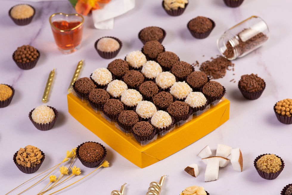 Miniatura: Caixa com 25 Brigadeiros Clássico Brasileiro 12g