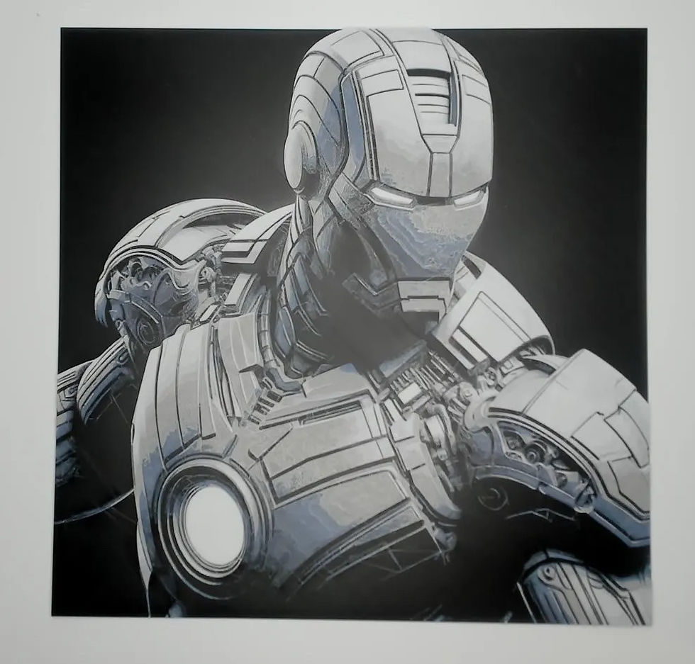 Thumbnail: Relief Style Super Heroes HueForge