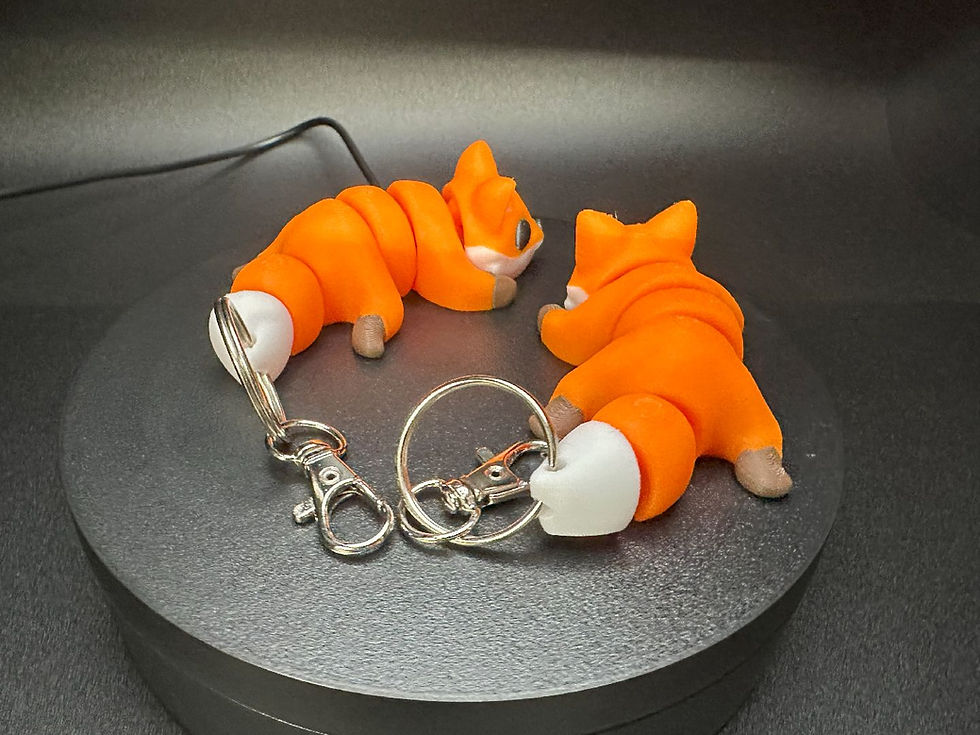 Thumbnail: Baby Fox Keychain