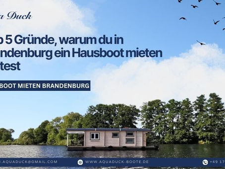Hausboot mieten Brandenburg