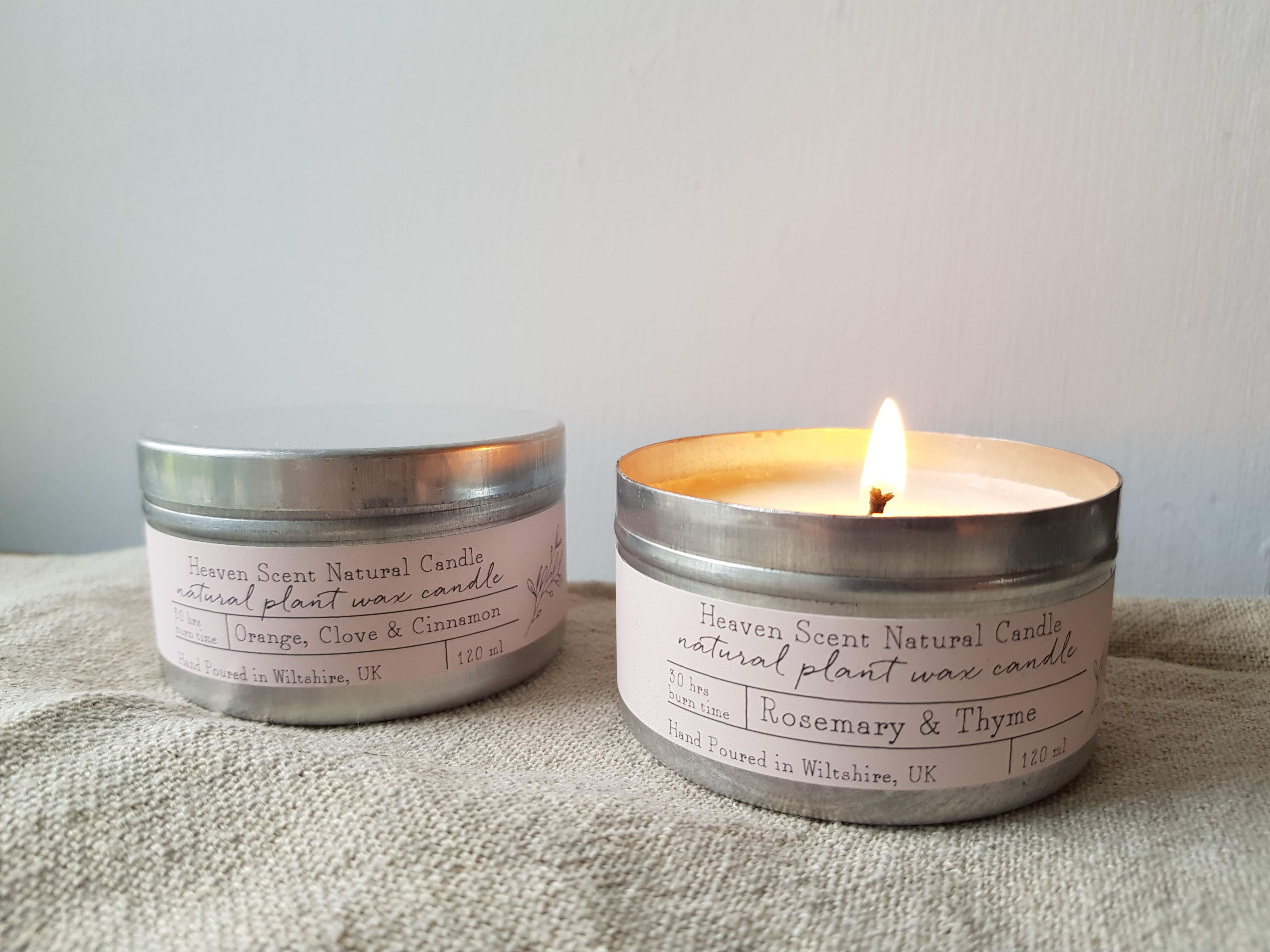 Travel Candle Tins