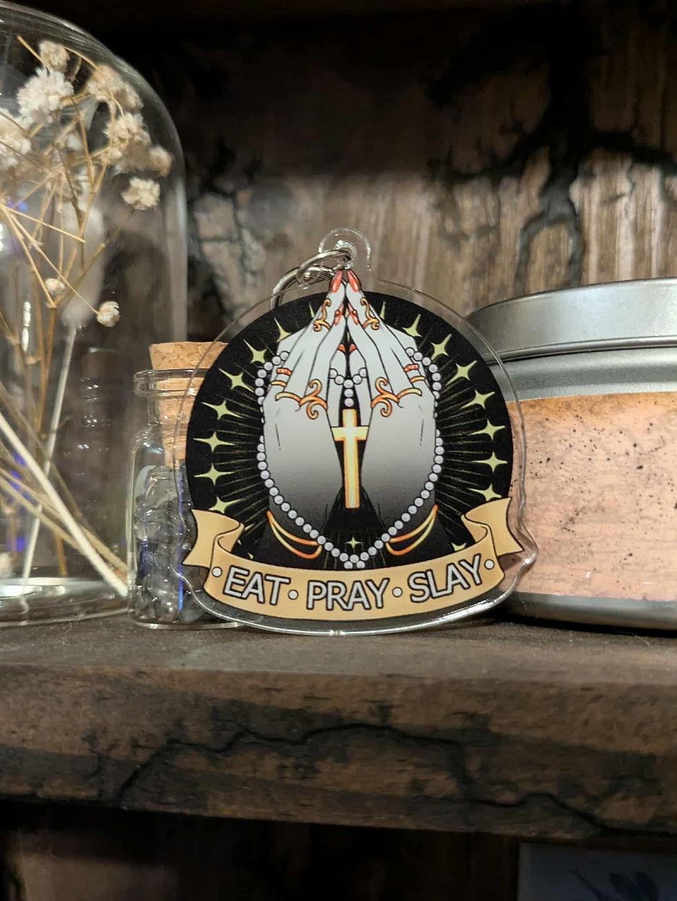 Thumbnail: Eat Pray Slay Keychain