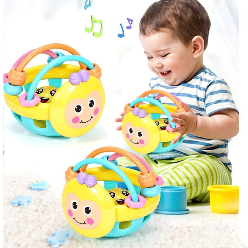 Baby Soft Teething Toys Newborn Early Educational Sensory Teether Rattle Touch H