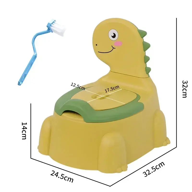 Thumbnail: Baby Potty Cartoon Dinosaur Boy Girl Beginner Potty Baby Toddler Thickening