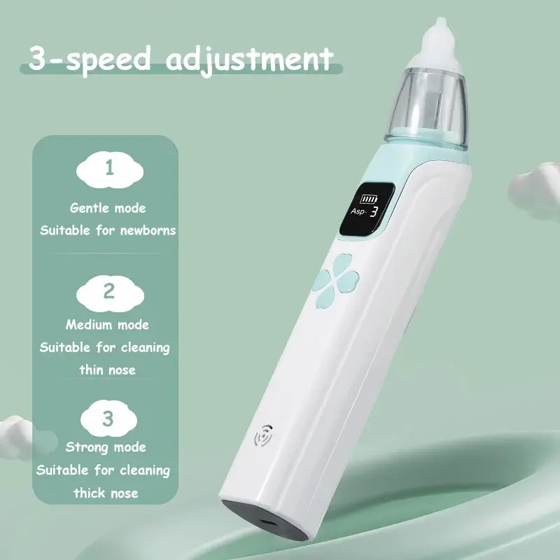 Thumbnail: 3-In-1 Portable Nasal Aspirator Nasal Vacuum Cleaner Rechargeable Sniffling