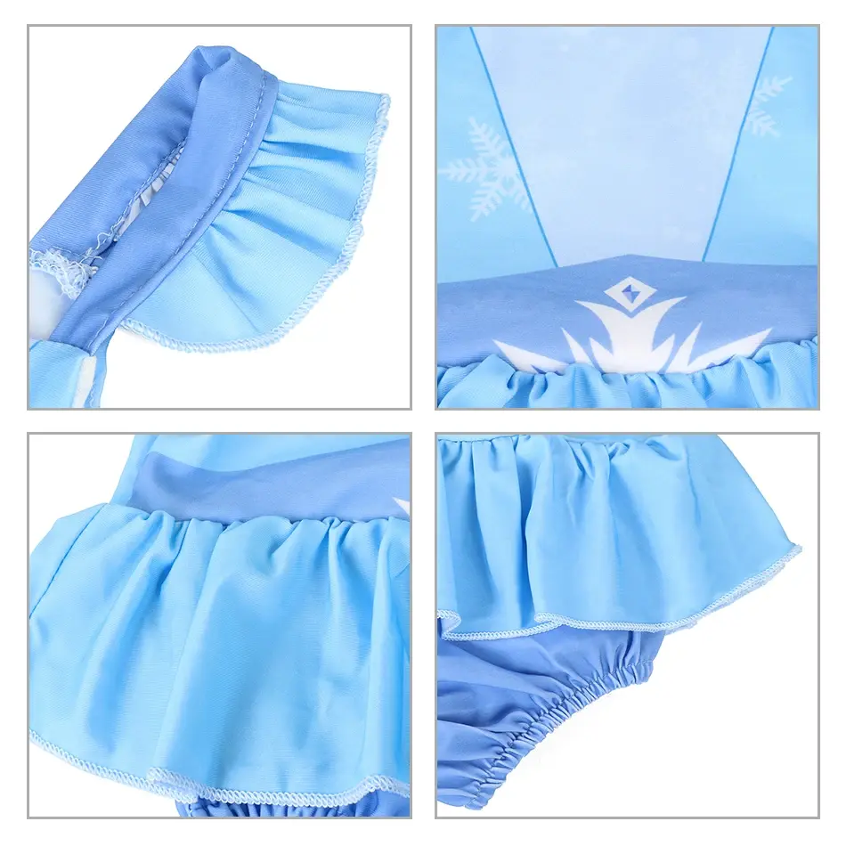 Thumbnail: Baby Girls Swimsuit and Kids Beach Swimsuit, Princess Collection, 2 Piece