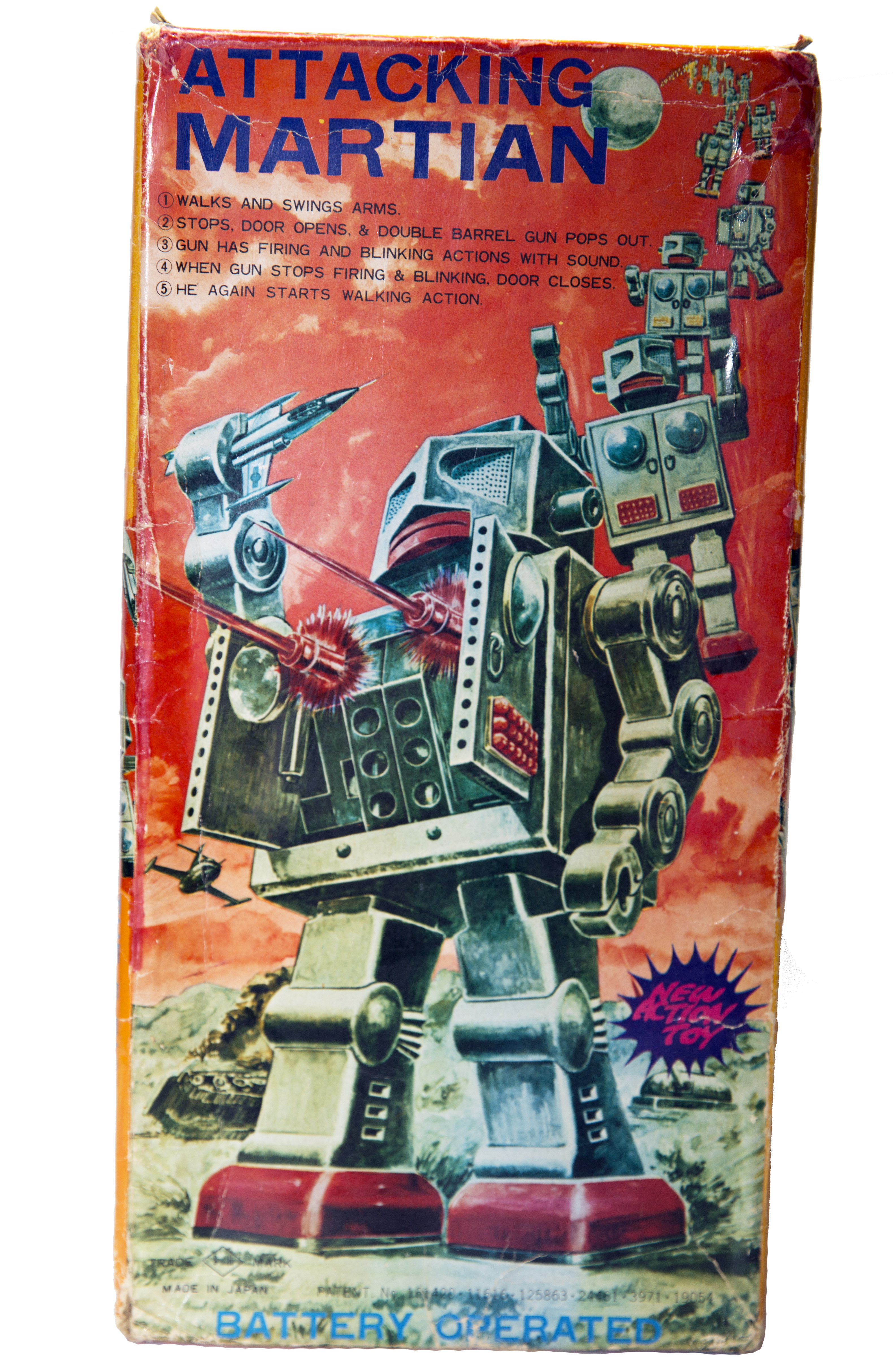 ATTACKING MARTIAN BATTERY OPERATED