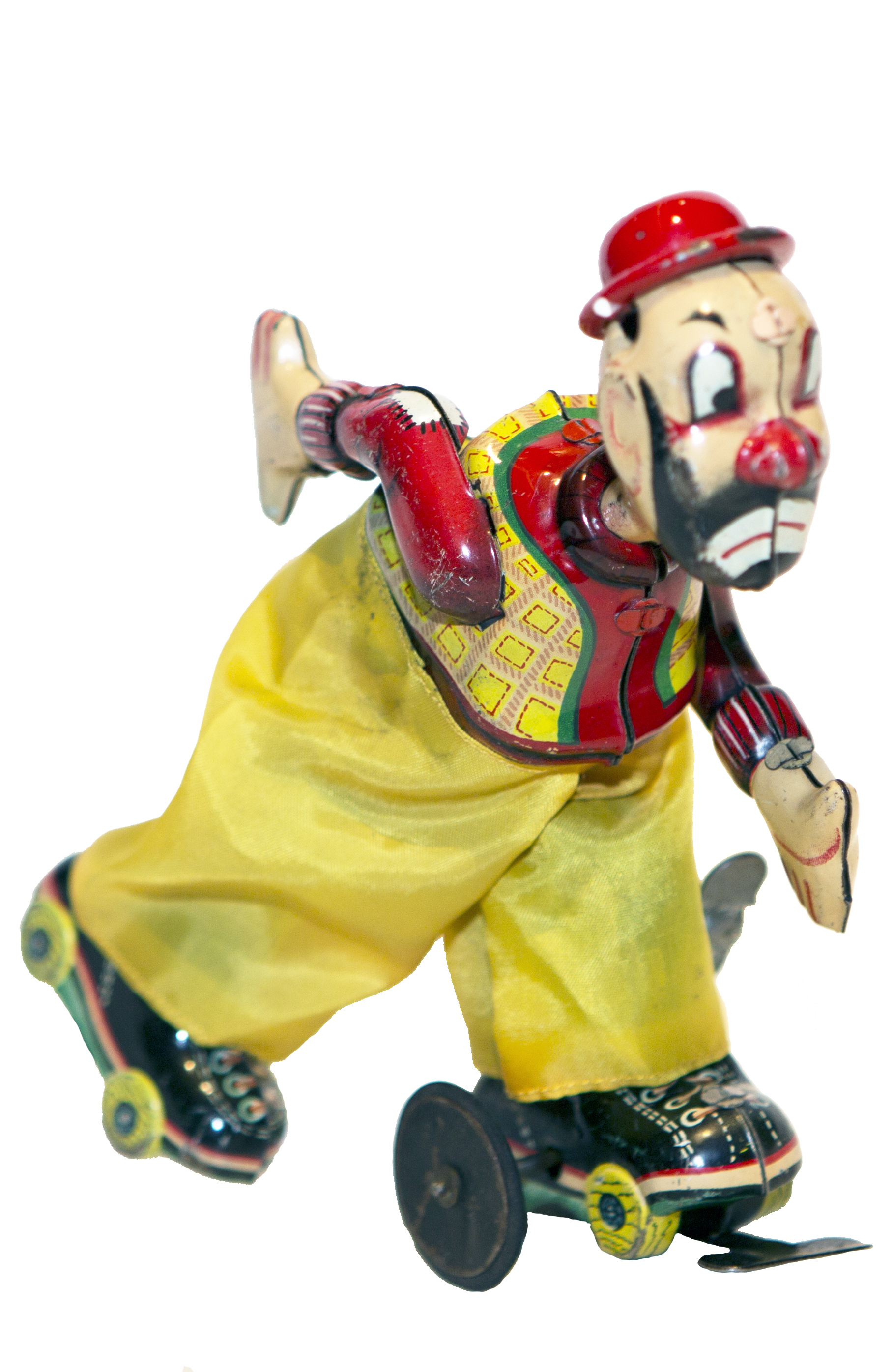 CLOWN ON ROLLER SKATES WIND-UP